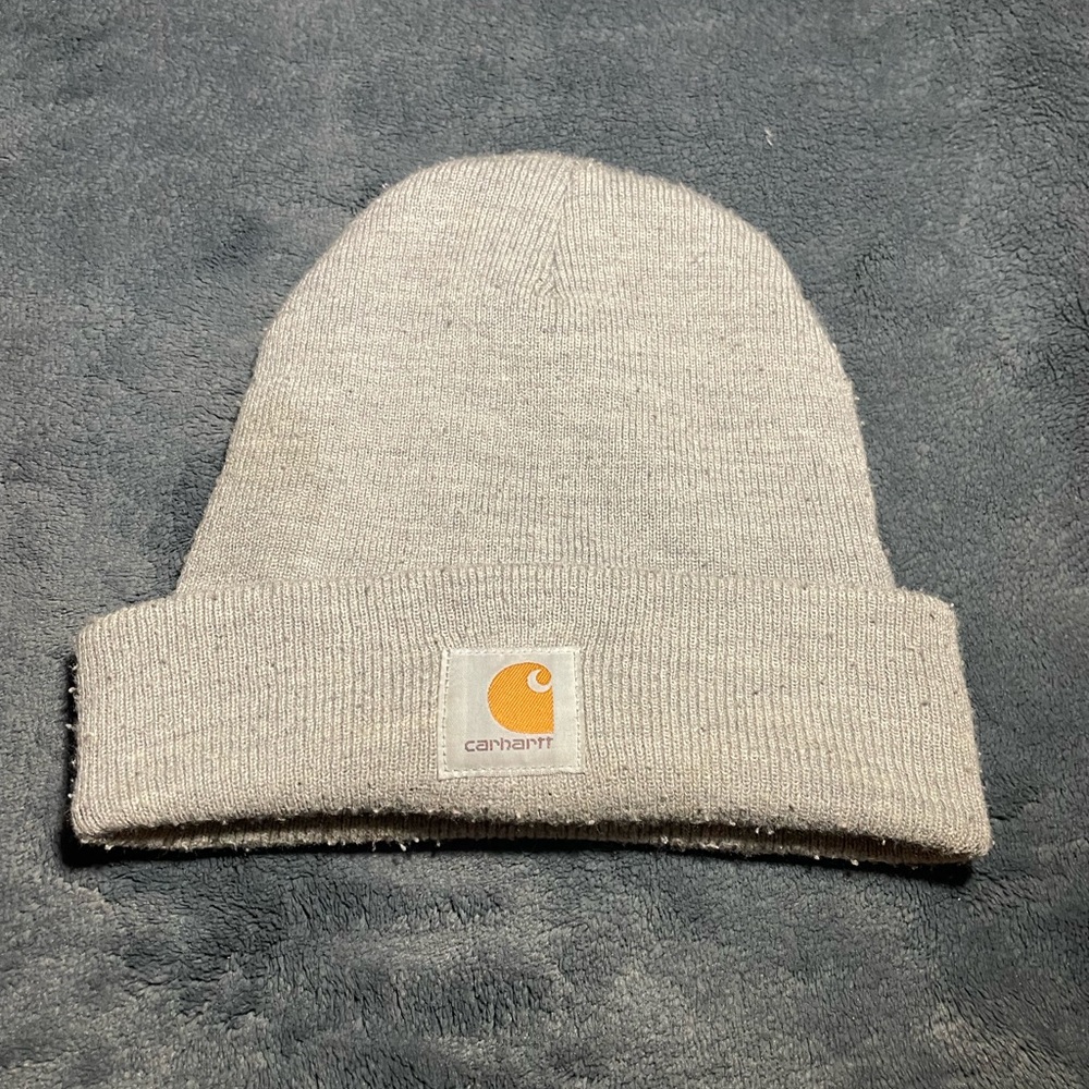 Carhartt Light Gray Knit Beanie